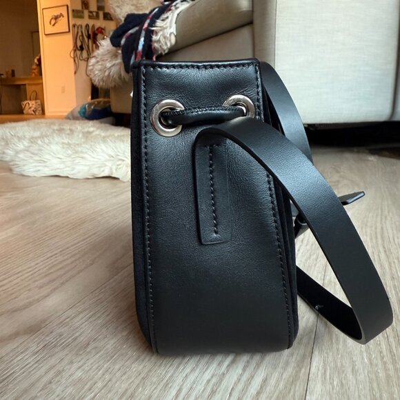 Theory Suede Messenger Bag - Picture 6 of 11